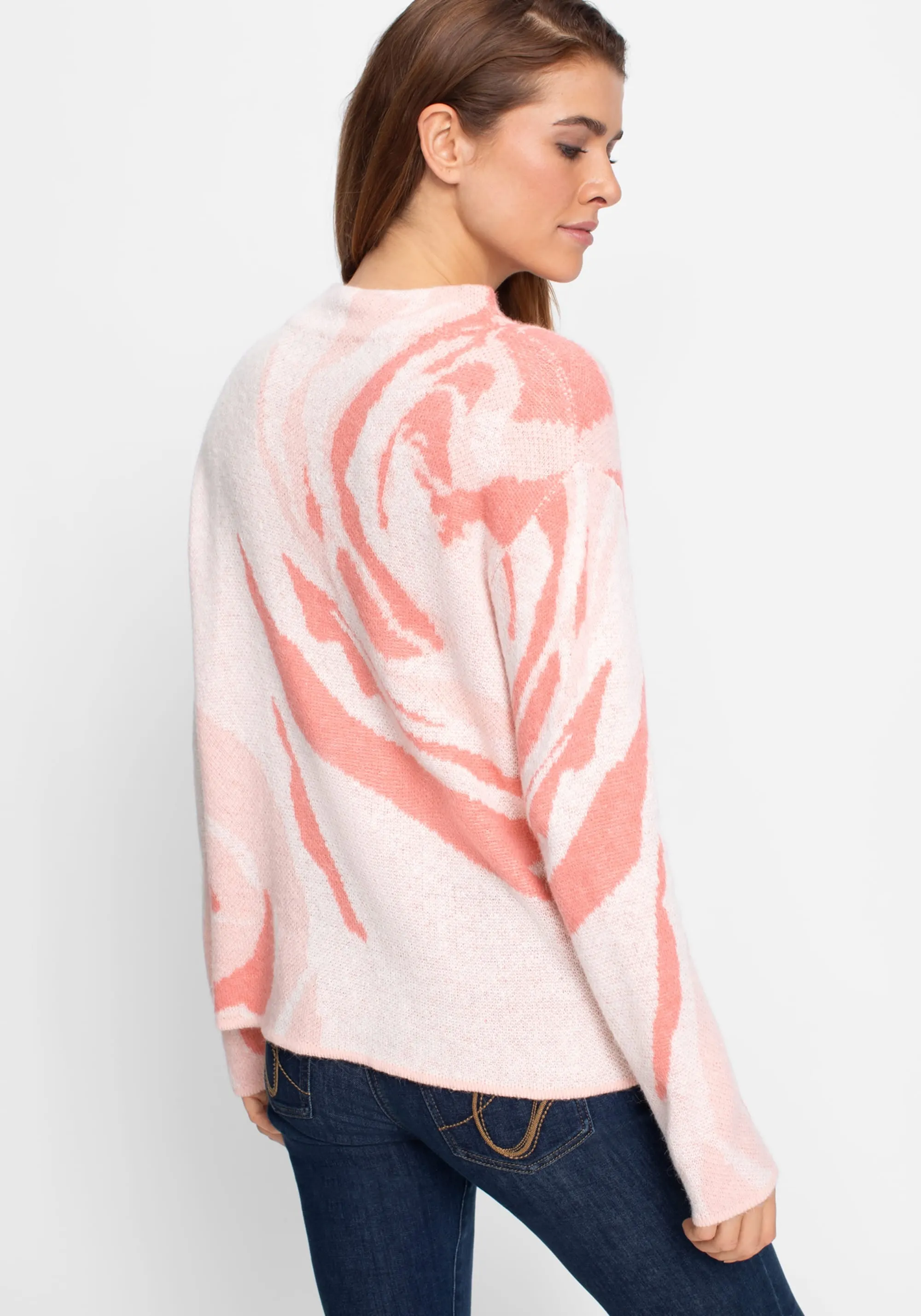 Abstract Rose Pullover