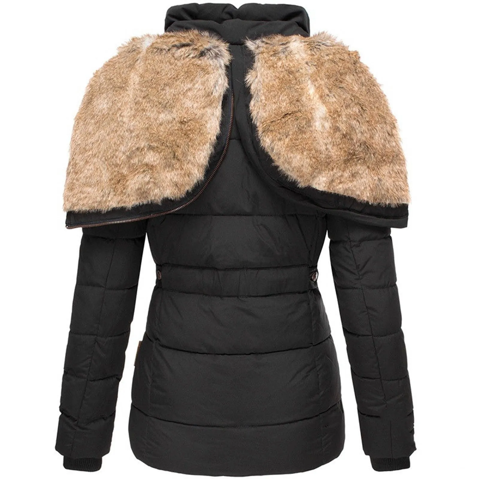 Belén - Warm Fur-Lined Winter Coat