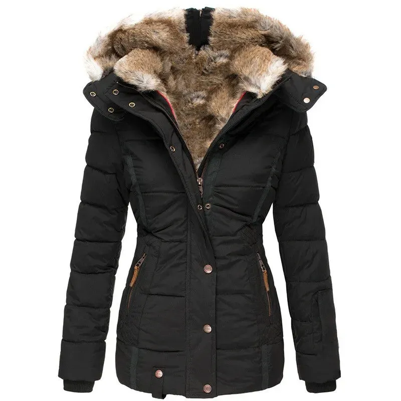 Belén - Warm Fur-Lined Winter Coat