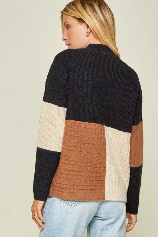 Black & Mocha Sweater