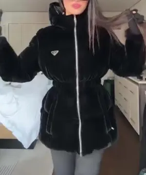 Black Warm Cotton Jacket