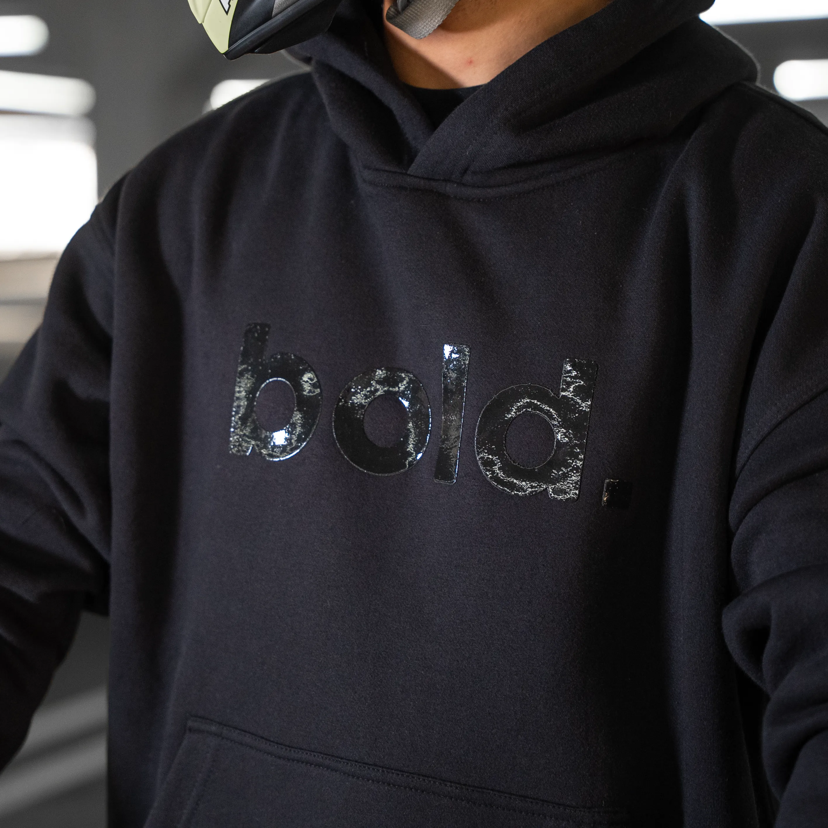 bold. Dream Chaser Black Hoodie (oversize fit)