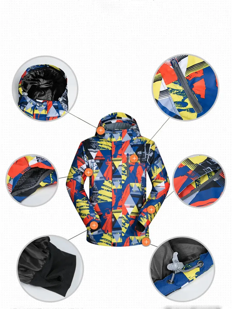 Breathable Men Snow Ski Insulated Jacket