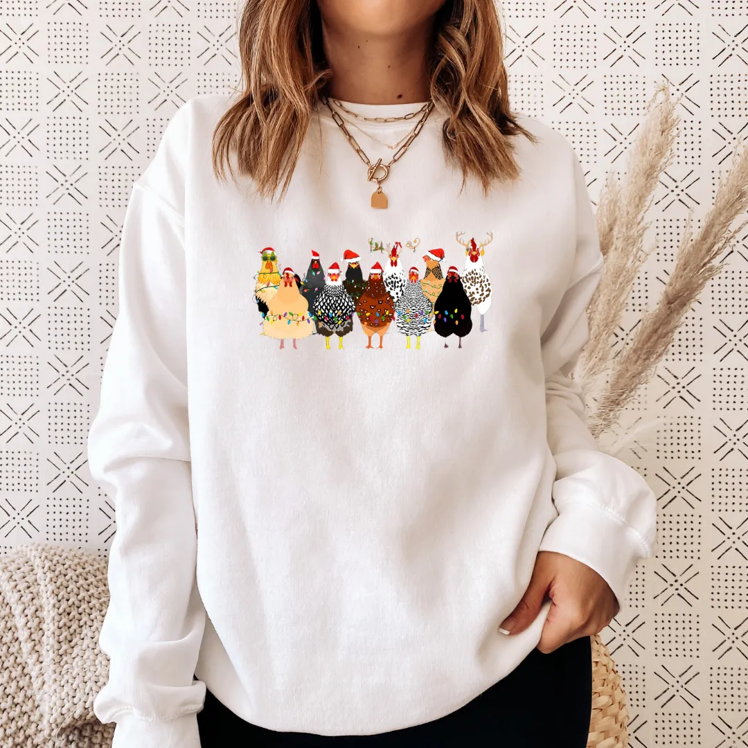 Chicken Santas Crewneck
