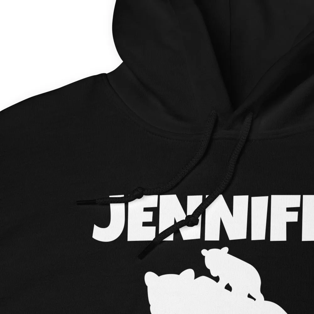 Custom Name Bold Mama Bear Personalized Unisex Heavy Blend Hoodie | Gildan 18500