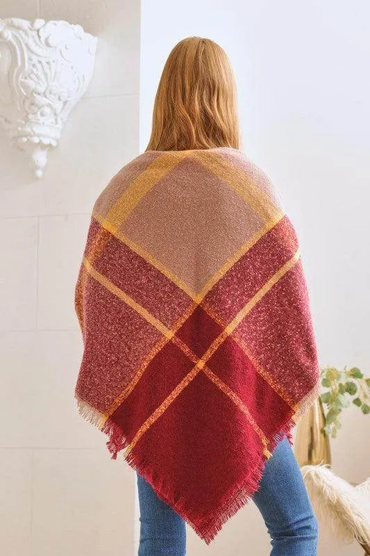 Diana Xl Pattern Checker Scarf