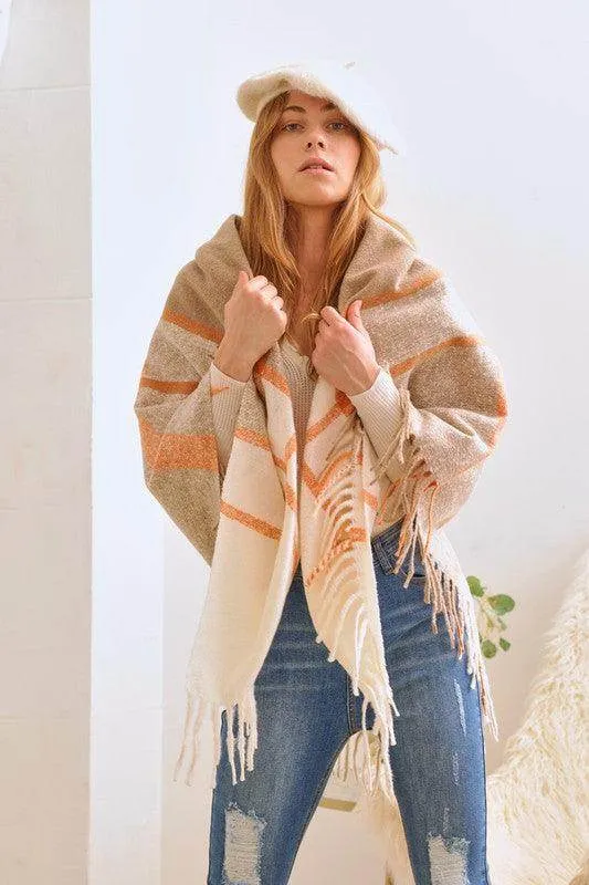 Diana Xl Pattern Checker Scarf