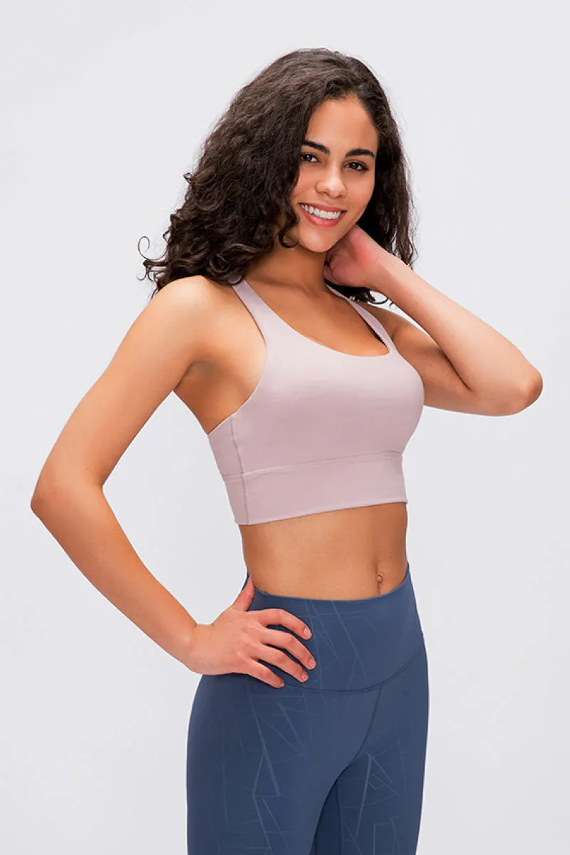 Double X Strap Sports Bra