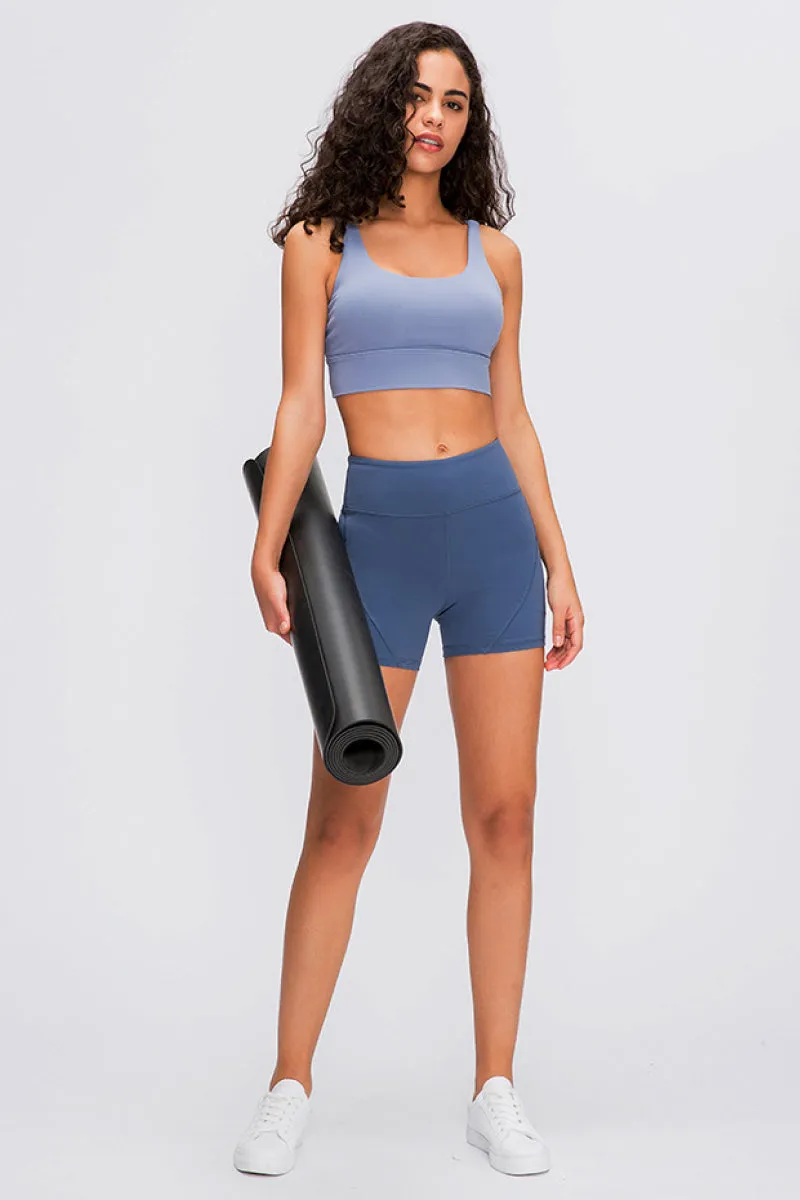 Double X Strap Sports Bra