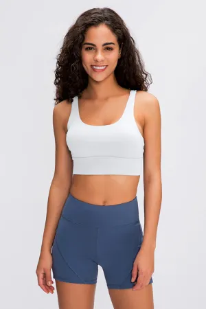 Double X Strap Sports Bra
