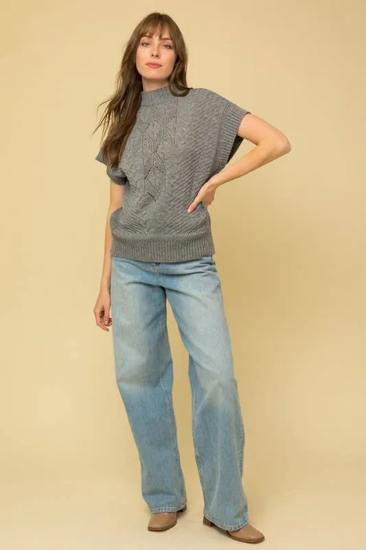 Drop Shoulder Sweater Top