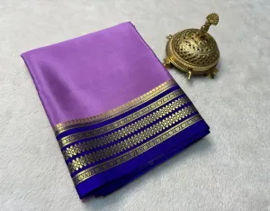 Exclusive Mysore Crepe Soft  Silk Sarees