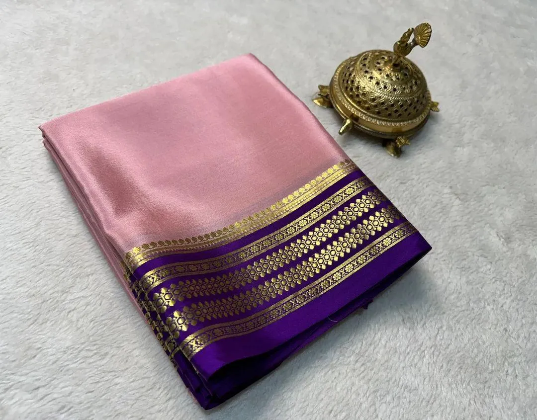 Exclusive Mysore Crepe Soft  Silk Sarees