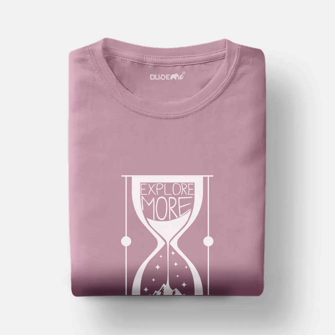 Explore More Unisex Travel Half Sleeve T-Shirt