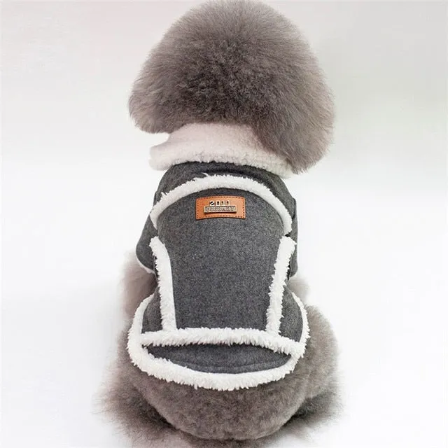 Furry Warm Dog Coat
