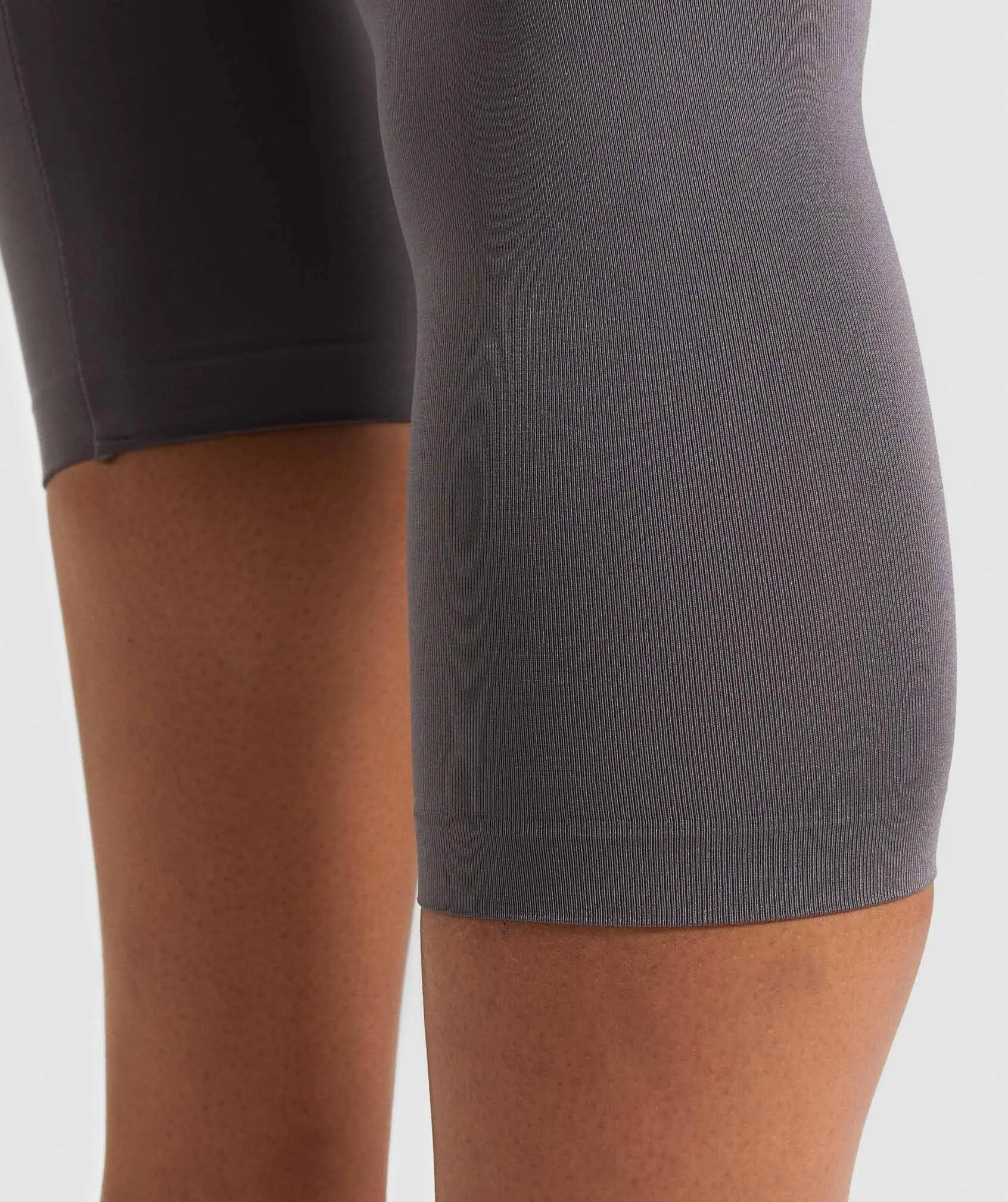 Gymshark Fit Cropped Leggings - Slate Lavender/Rose