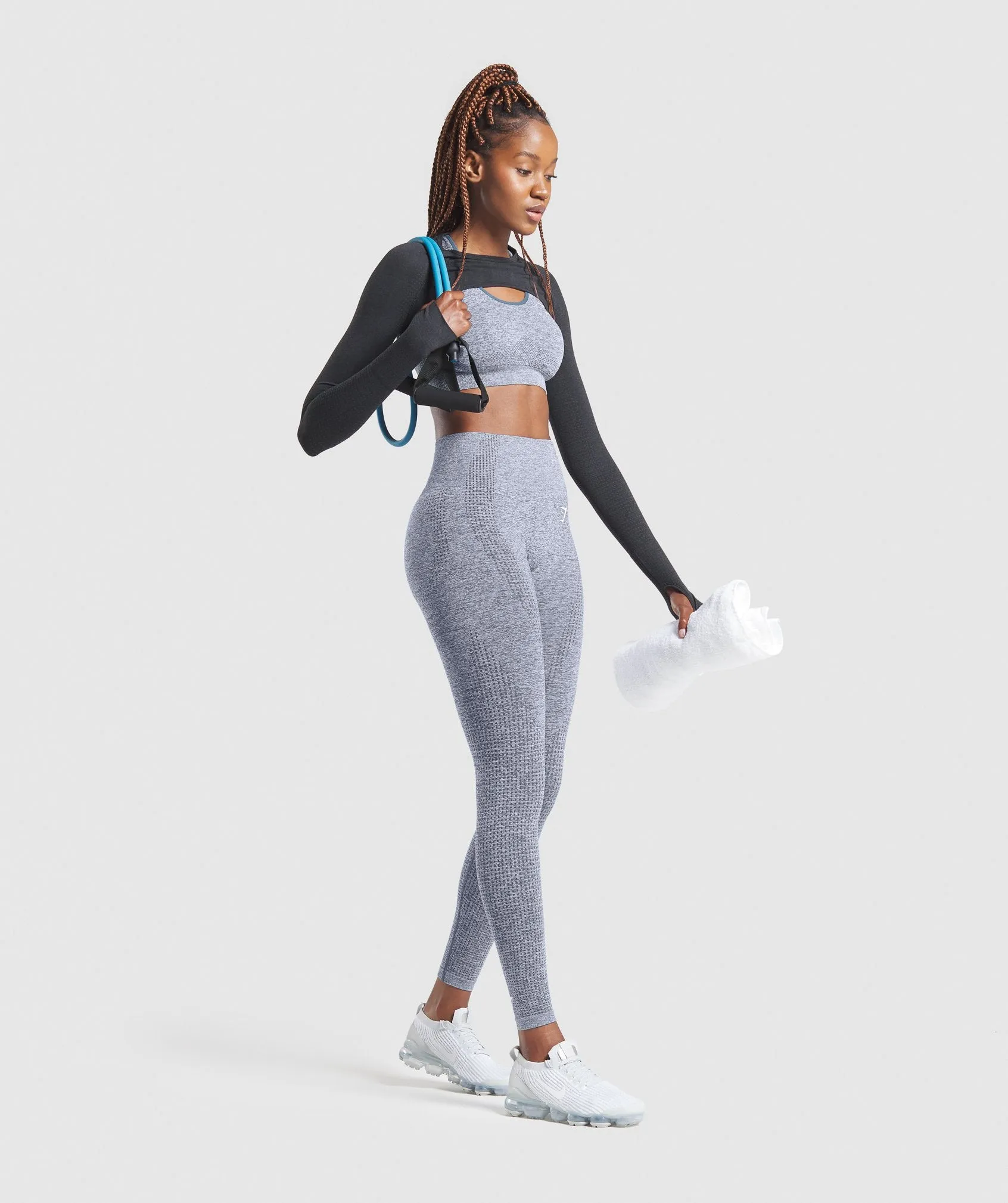 Gymshark Vital Seamless Leggings - Teal Marl