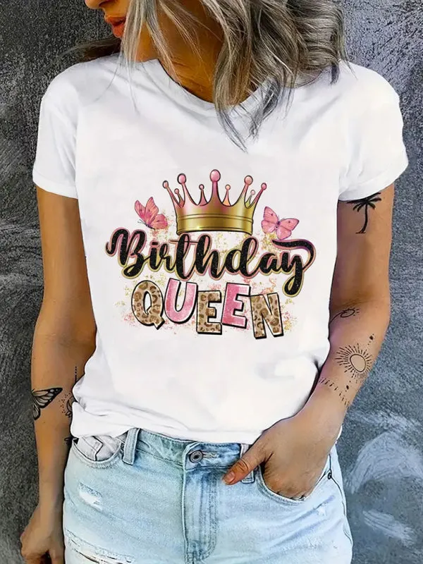 Kristina New Fashion Printed Casual Long Sleeve Pullover T-Shirt