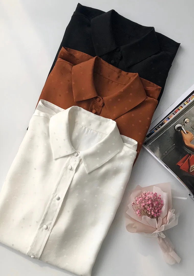 NoNothing |  Luxurious pure silk shirt ( 3 colors)