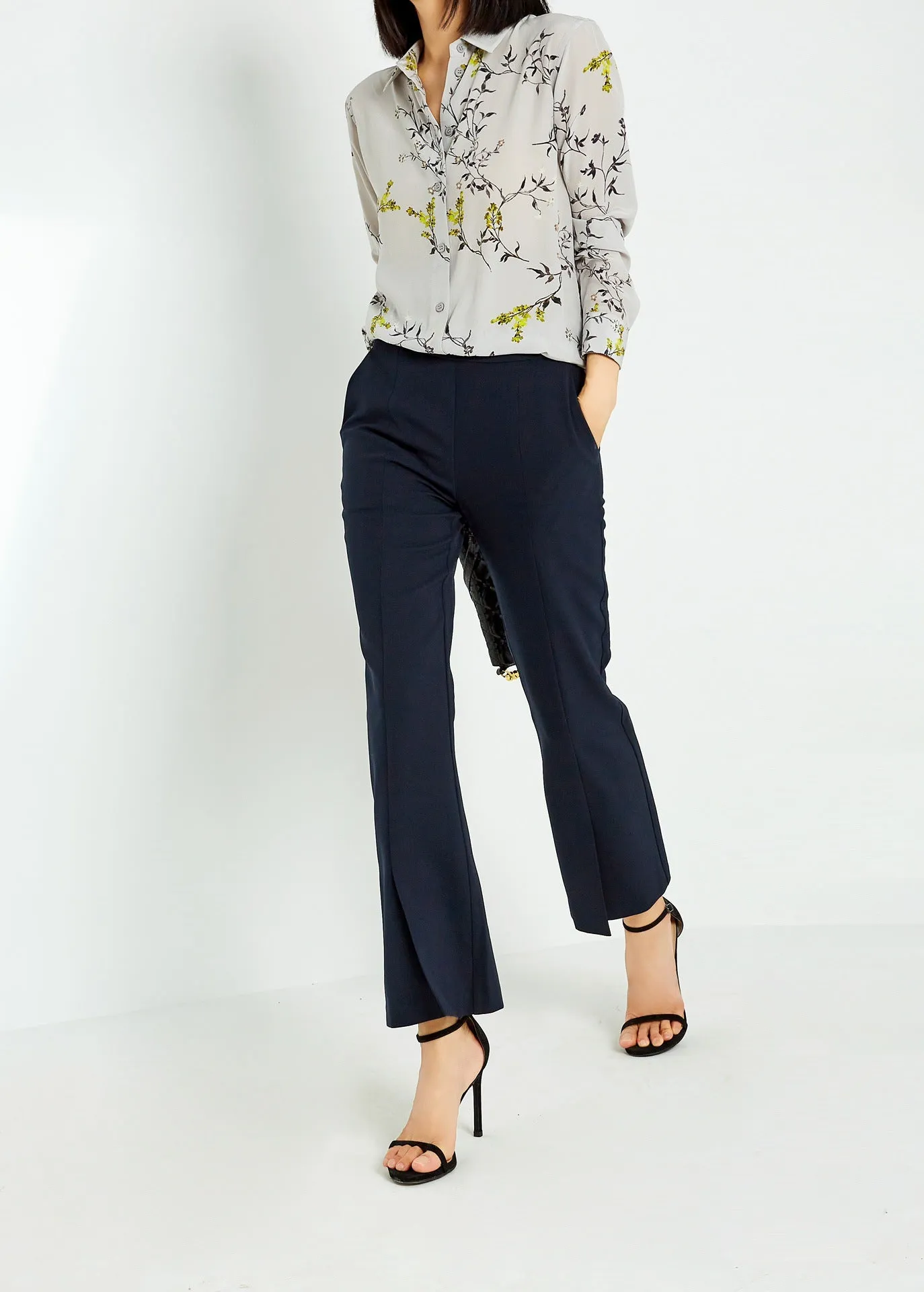 Nonothing | Luxurious pure silk shirt in floral print