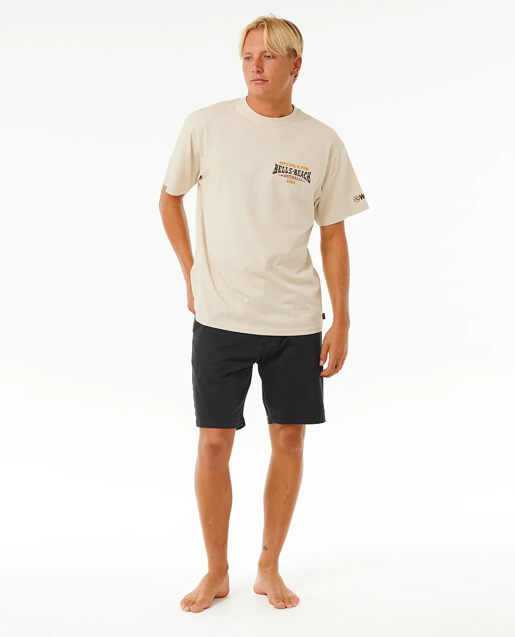 Pro 24 Line Up T-Shirt in Vintage White