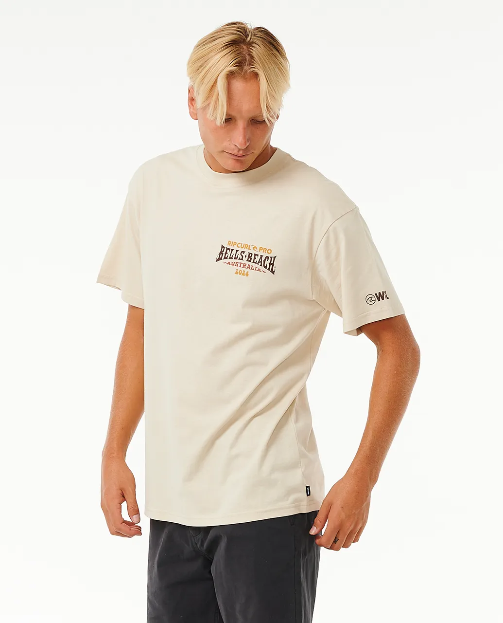 Pro 24 Line Up T-Shirt in Vintage White