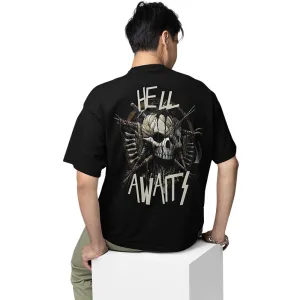 Slayer Oversized T shirt - Hell Awaits