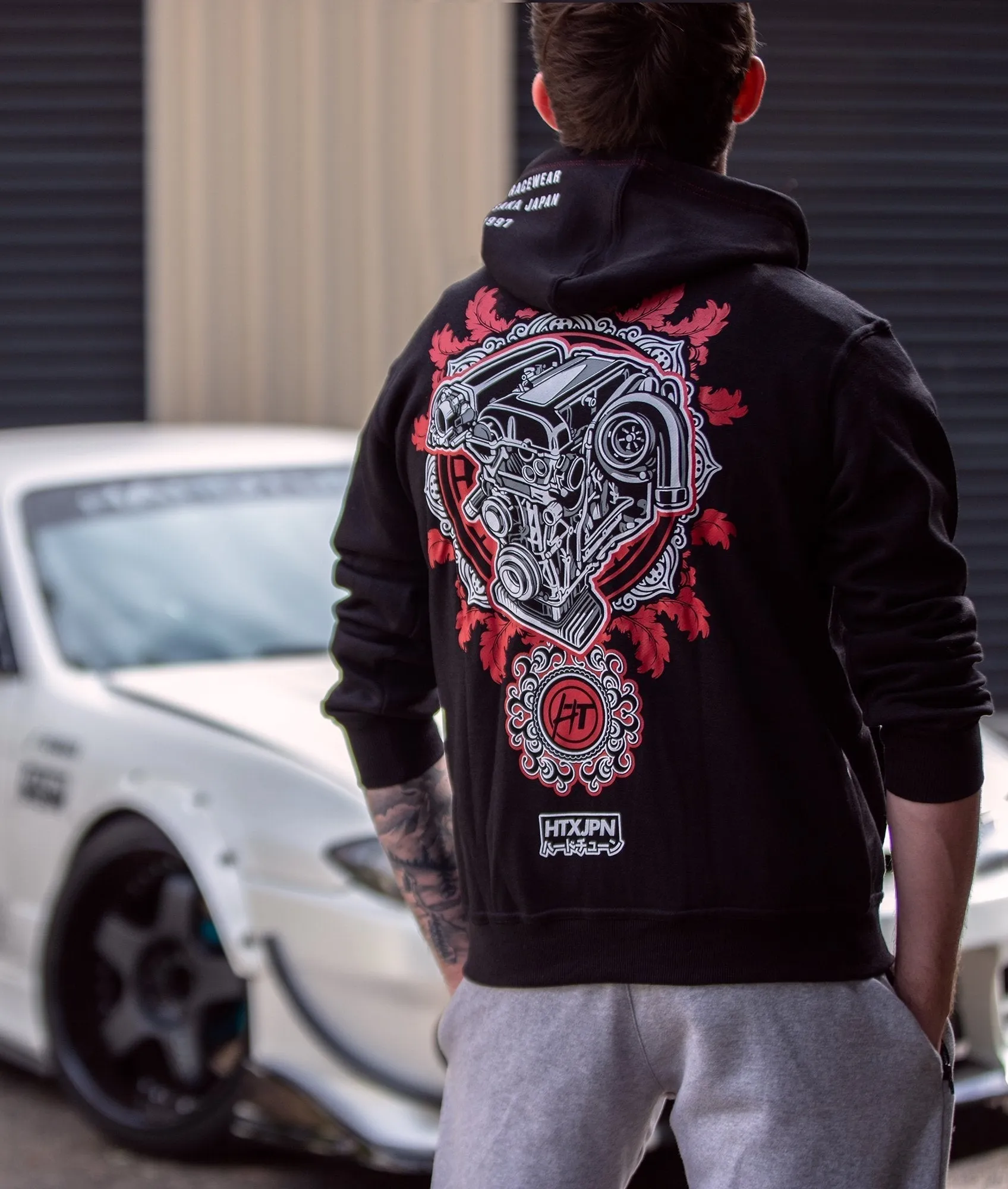 SR20 Tattoo Pullover Hoodie