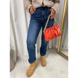 Straight Leg High Waist Jeans
