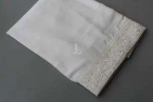 The Stylish Embroidered Elegance - Sky Blye