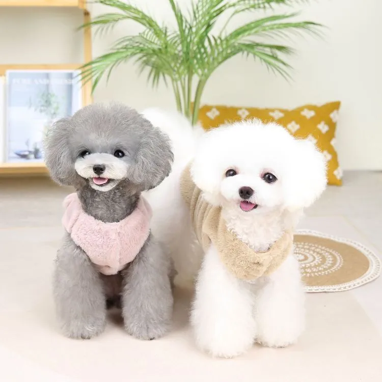 Warm Fleece Bear Dog Cat Vest