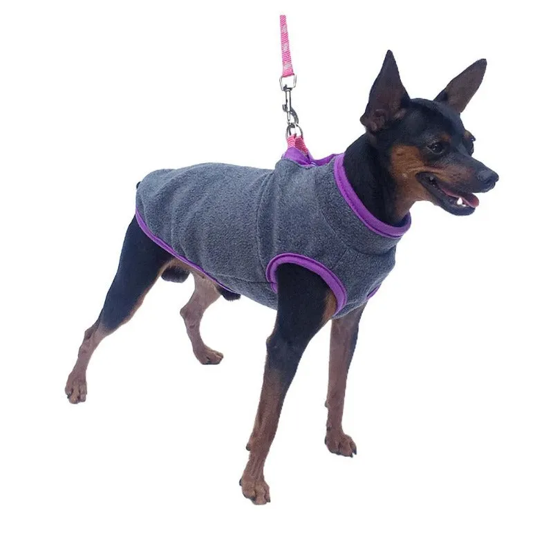 Warm Fleece Small Dog Vest Jacket