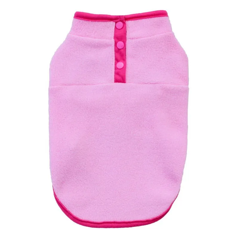 Warm Fleece Small Dog Vest Jacket